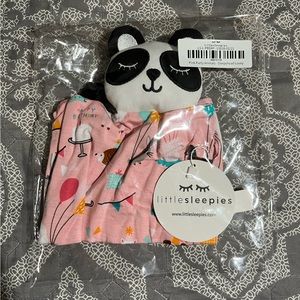 Little Sleepies Pink Party Animals Lovey